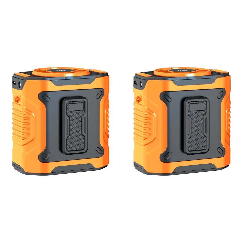 AeroCool Pro – Ventilador Portátil de Cintura y cuello con 100 velocidades y larga duración de su bateria